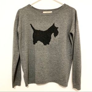 Loft Scottish Terrier Sweater Size Small
